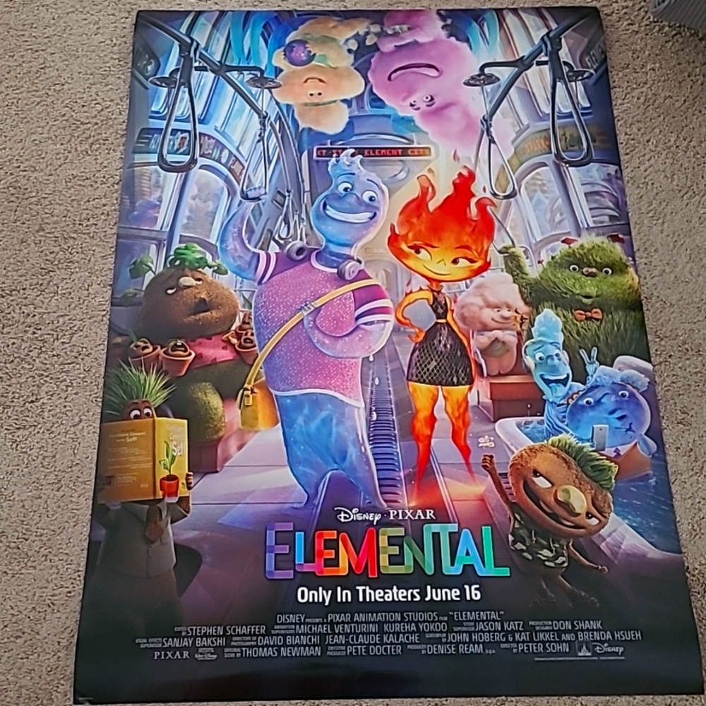 Disney's Elemental movie poster